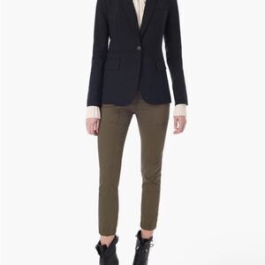 Veronica Beard Army Field Safari Crop Pants Green Size 4